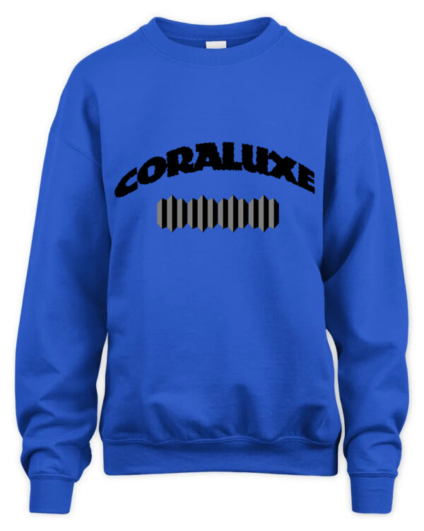 Comfort Fit Sweater with High-Impact CORALUXE Brand Mark Centered